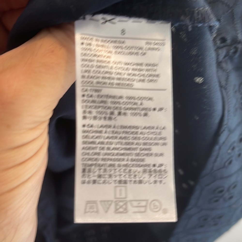 Banana Republic women’s navy sleeveless dress - Picture 7 of 7